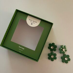 Kate Spade x Target Emerald Floral Earrings